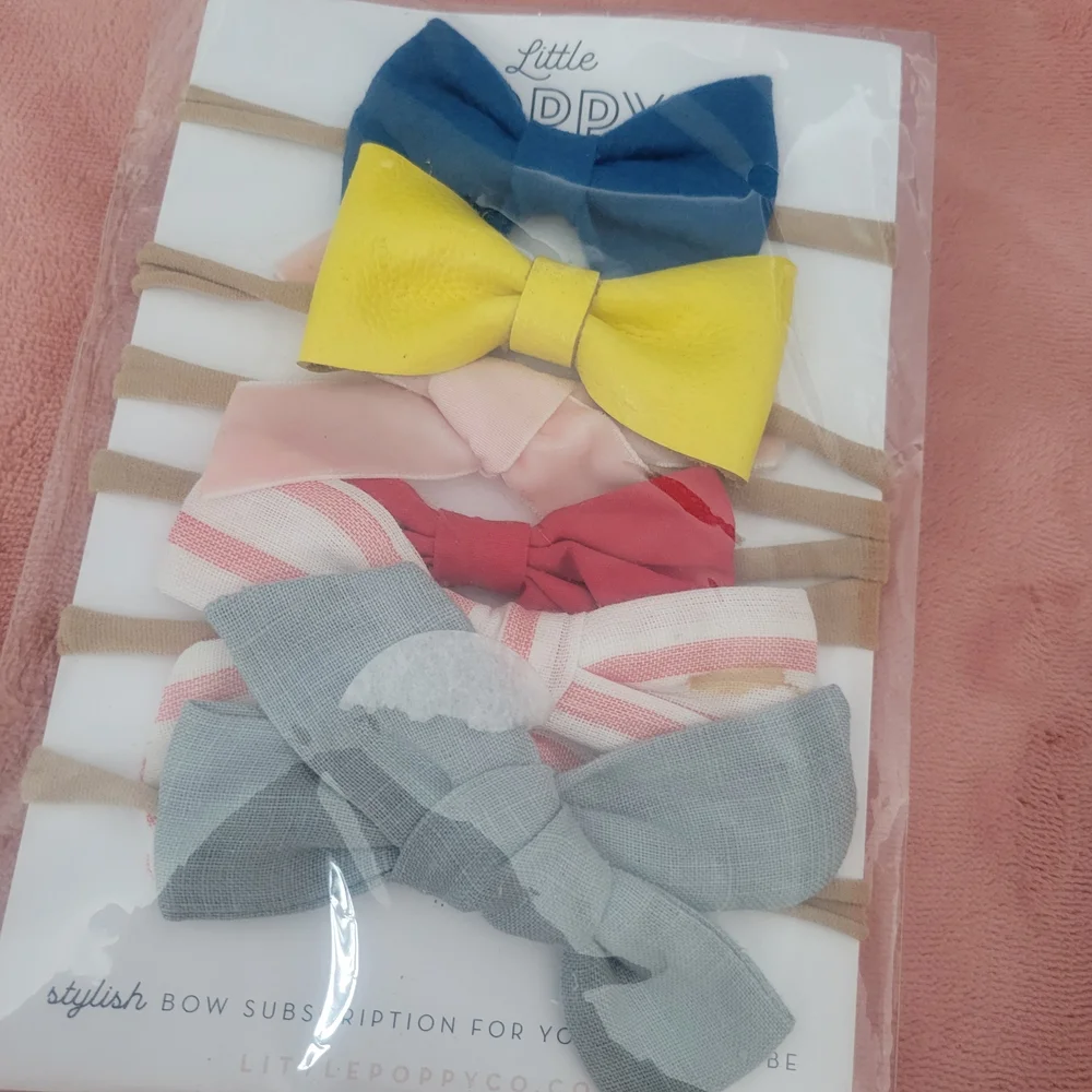 Little Poppy Co. Colorful Bow Set